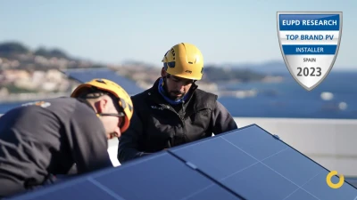 SotySolar galardonado con Top Brand PV Installer 2023, 2024 y 2025